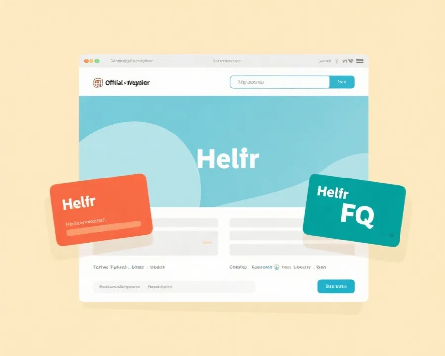 常见问题与帮助导航示意图